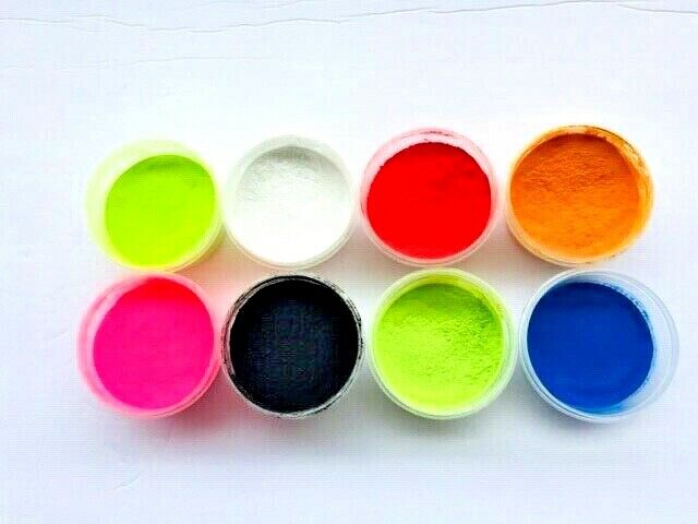 Powder Paint For Jig Heads Spoons.. 1oz Jar 9 Standard Colors /in Store 2oz-3oz