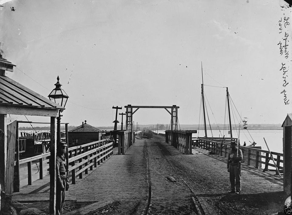 Long Bridge Over The Potomac River Washington Dc 1865 - 8x10 Us Civil War Photo