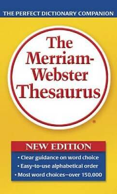 The Merriam-webster Thesaurus - Mass Market Paperback By Merriam-webster - Good