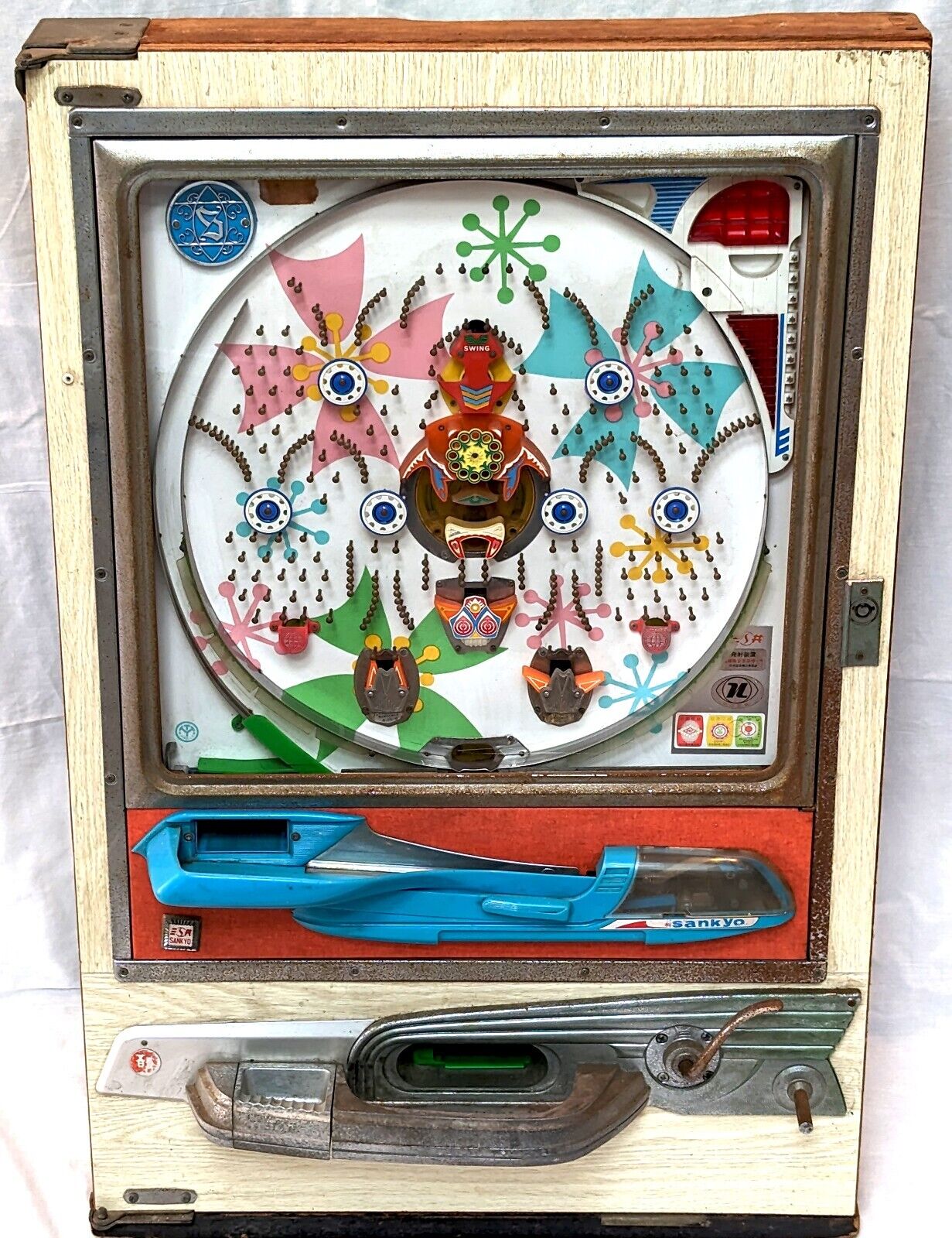 Vintage Sankyo Pachinko  Pinball Machine (untested) For Parts Or Repair