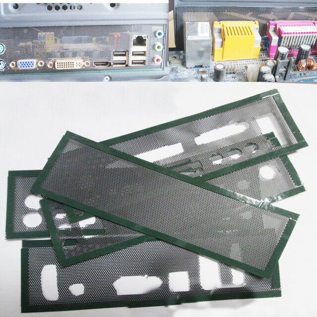 2x I/o Shield Without Any Opening Blank Backplate Baffle For All Motherboard Diy