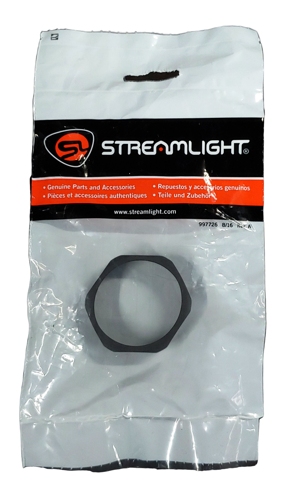 Streamlight Stinger Led Flashlight Hard Rubber Anti Roll Ring 75702