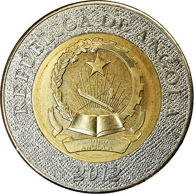 [#786217] Coin, Angola, 10 Kwanzas, 2012, Ms, Bi-metallic, Km:110