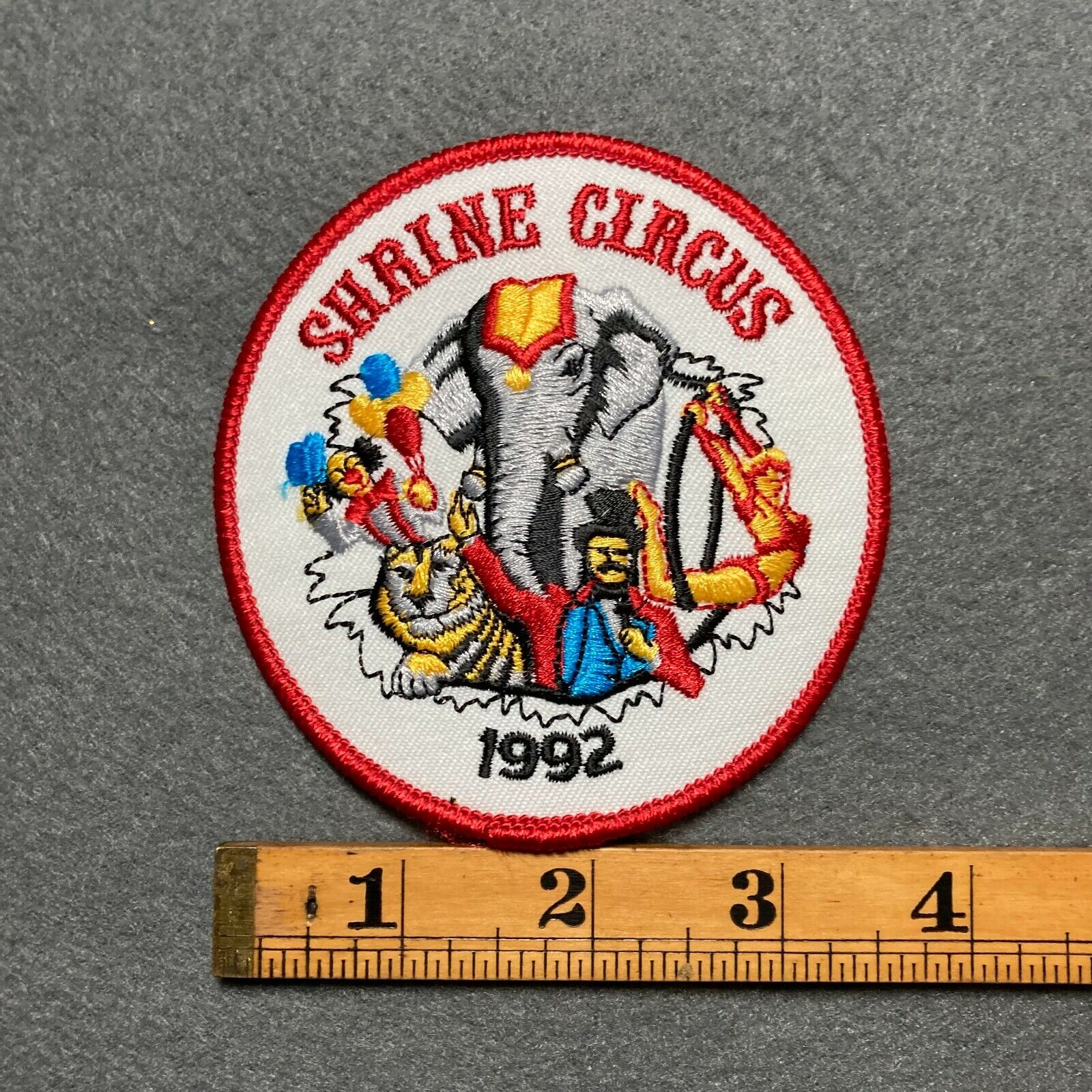 Vintage Shrine Circus 1992 Shriners Patch F2.