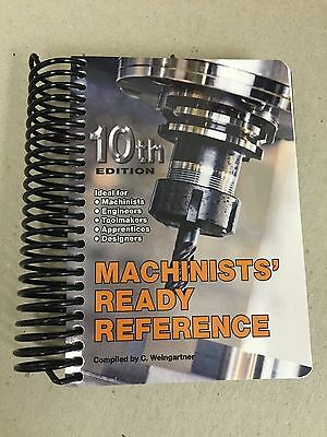 Machinists Ready Reference 10th Edition