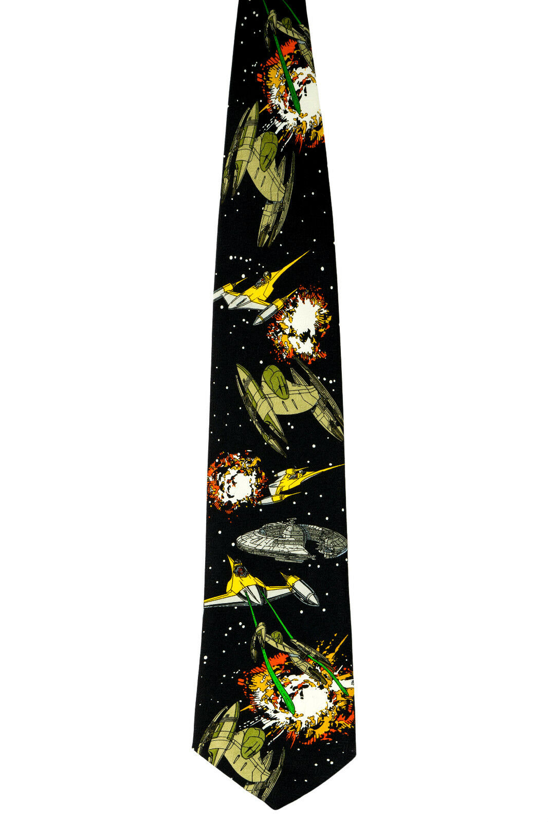 Star Wars Neck Tie - Retro Vintage Starfighters Necktie New W Tags