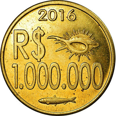 [#785553] Coin, Cabinda, 1 Million De Reais, 2016, Ms, Brass