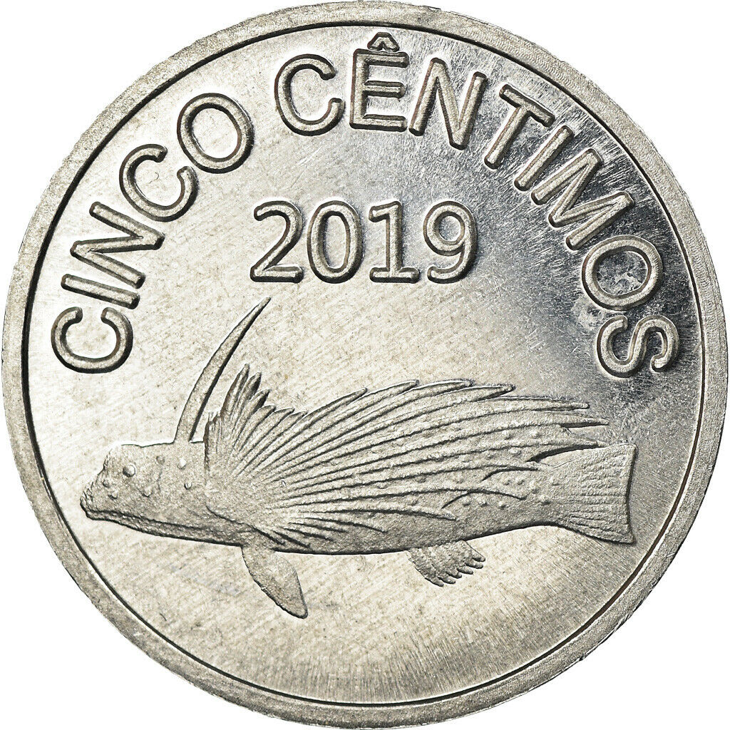 [#785627] Coin, Cabinda, 5 Centimos, 2019, Ms, Aluminum