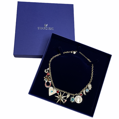 Swarovski Gold-tone Lucky Goddess Charms Necklace #5451263