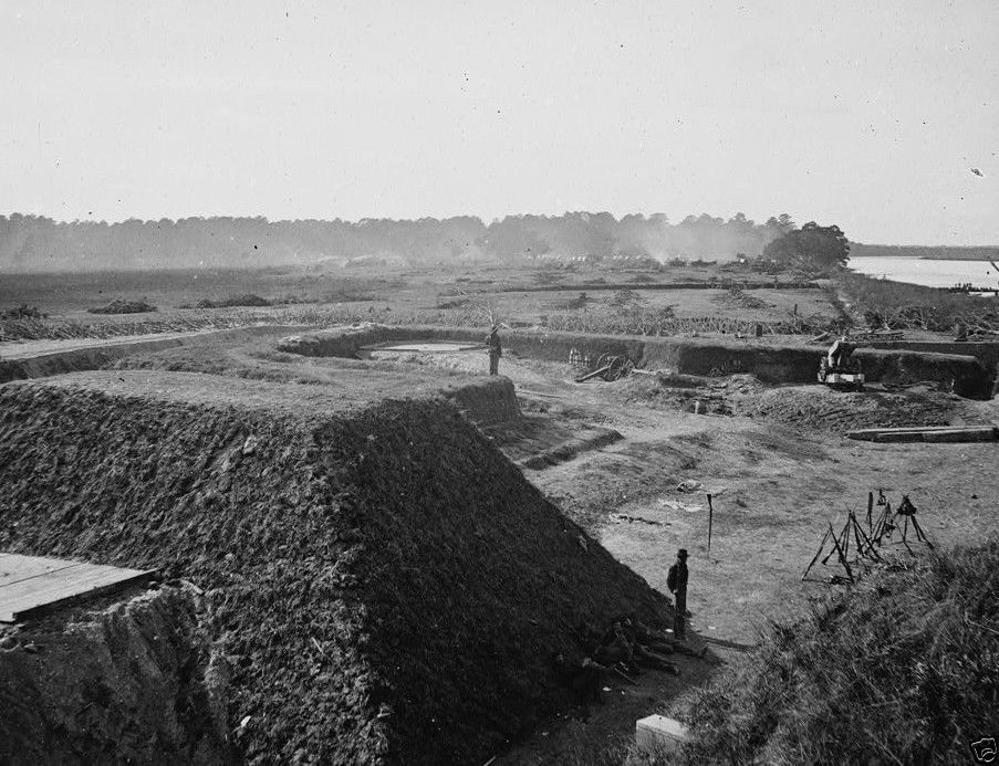 Confederate Earthworks Fort Mcallister Savannah New 8x10 Us Civil War Photo