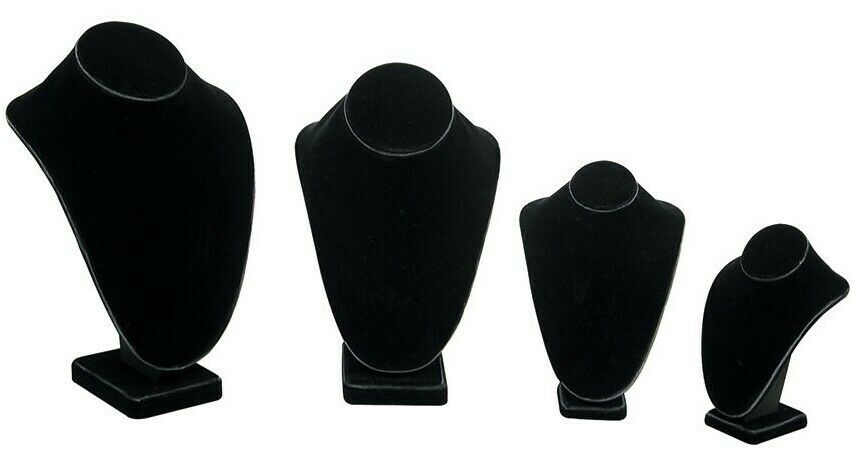 Black Necklace Display For Jewelry Bust Display Stand For Necklace Jewelry Stand