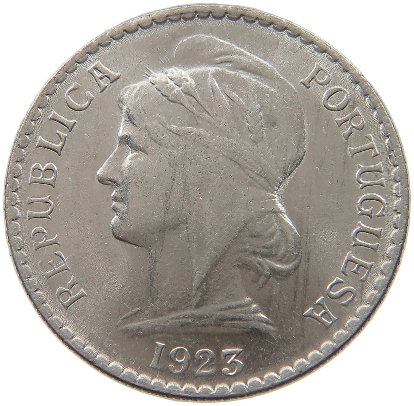 Angola 50 Centavos 1923 Top #t124 395