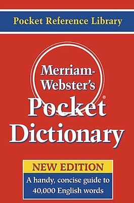 Merriam-websters Pocket Dictionary By Merriam-webster